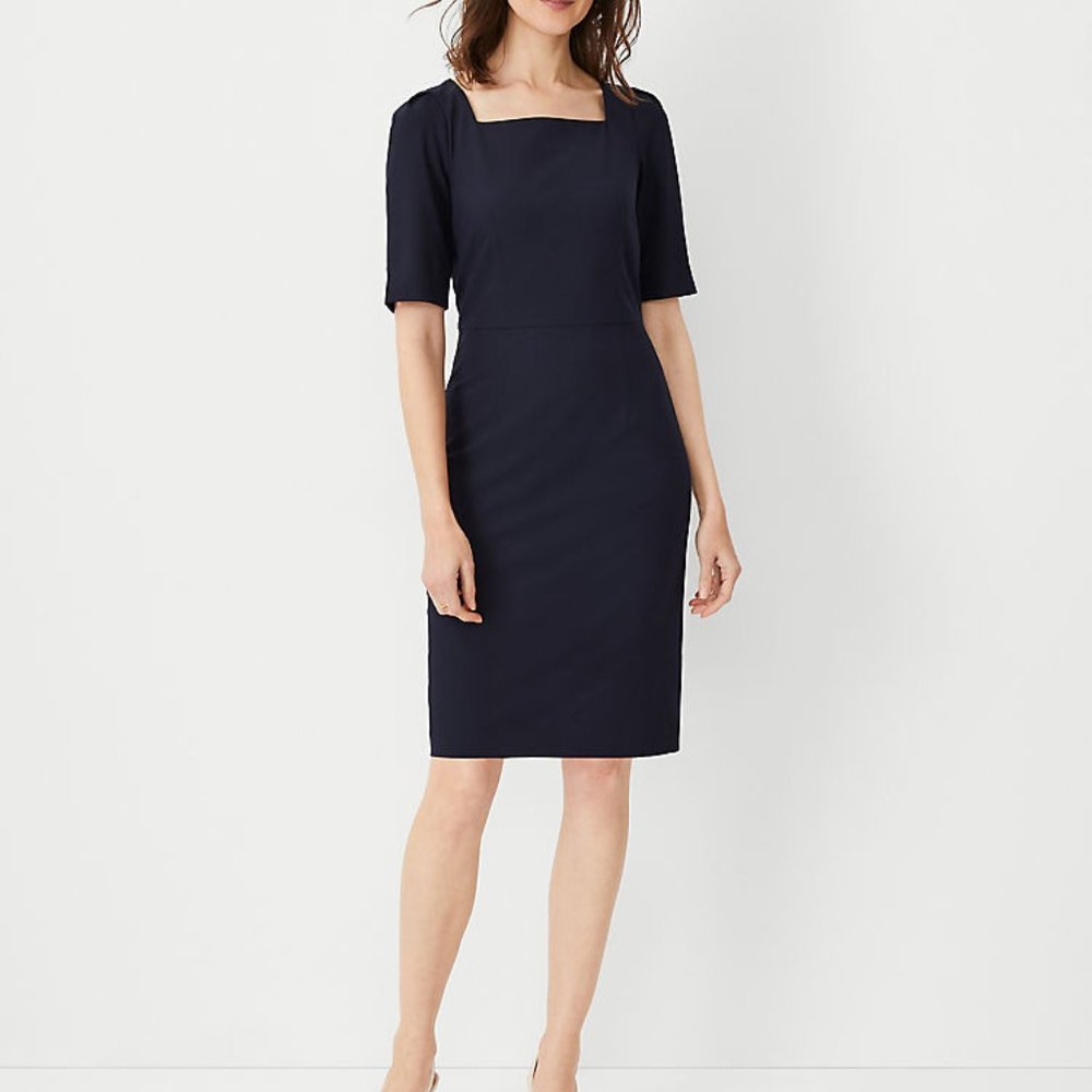 Ann Taylor Navy Blue Dress Sz. 8